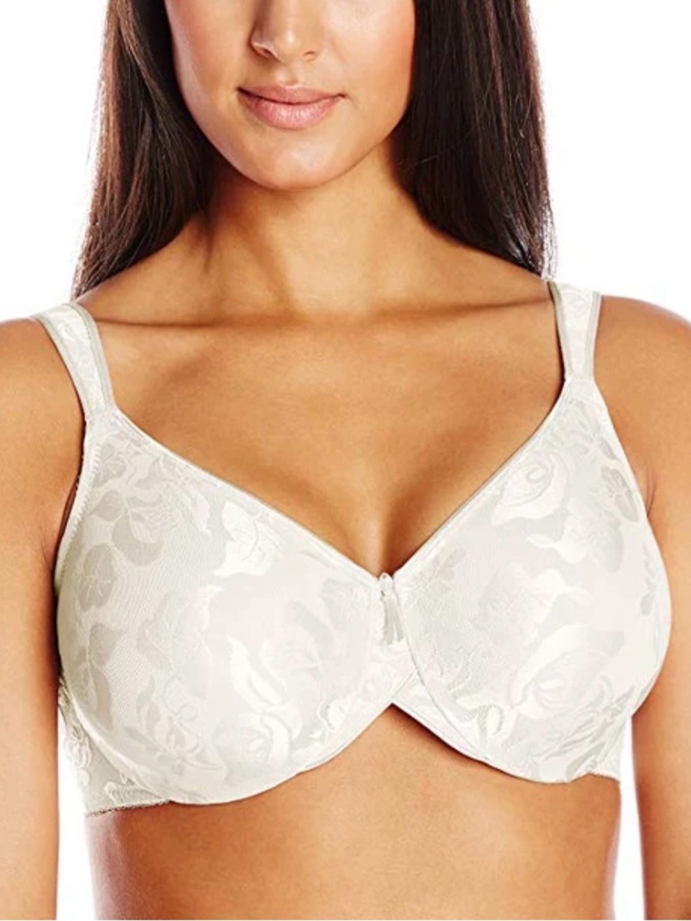 Wacoal Awareness White Satin Underwired Full Coverage Bra